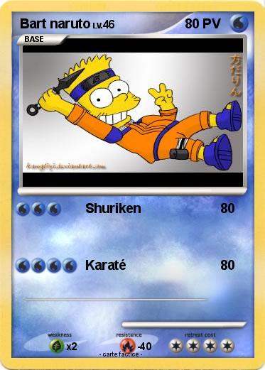 Pokemon Bart naruto