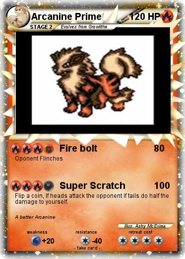 Pokemon Arcanine Prime
