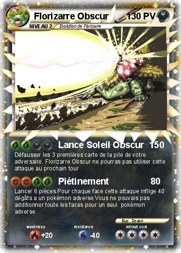 Pokemon Florizarre Obscur