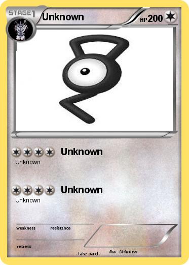Pokemon Unknown