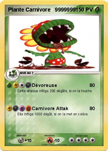 Pokemon Plante Carnivore   9999999