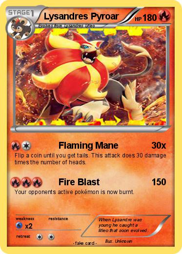Pokemon Lysandres Pyroar