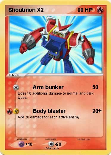 Pokemon Shoutmon X2