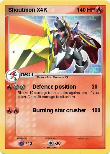 Pokemon Shoutmon X4K