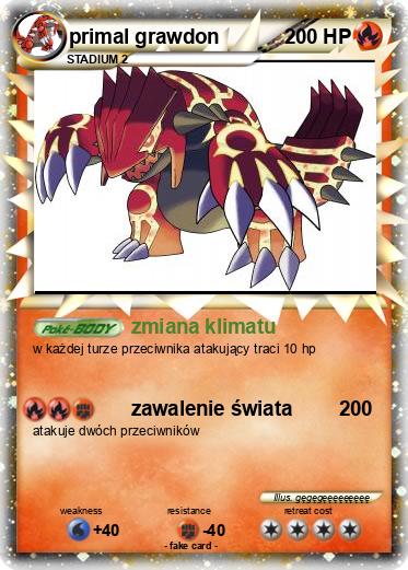 Pokemon primal grawdon