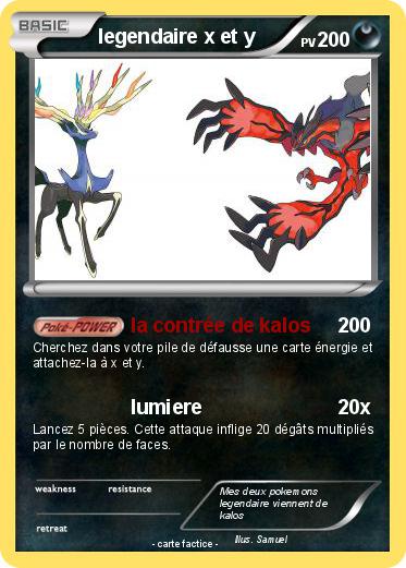 Pokemon legendaire x et y