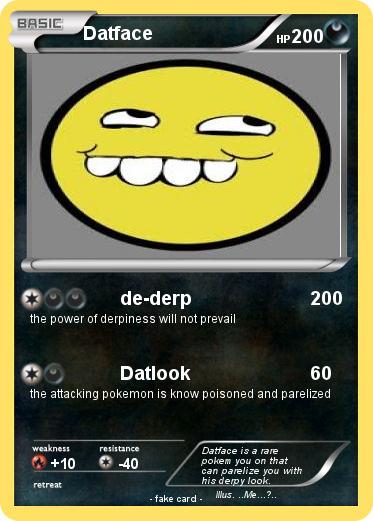 Pokemon Datface