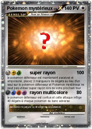 Pokemon Pokemon mystèrieux