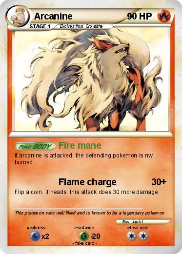 Pokemon Arcanine