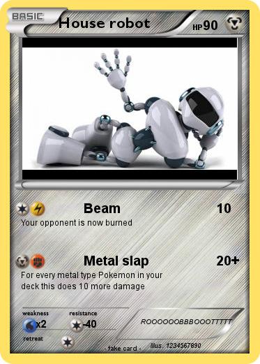 Pokemon House robot