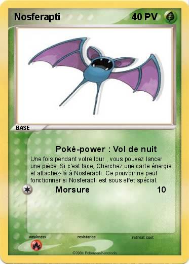 Pokemon Nosferapti