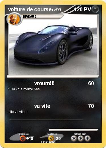 Pokemon voiture de course