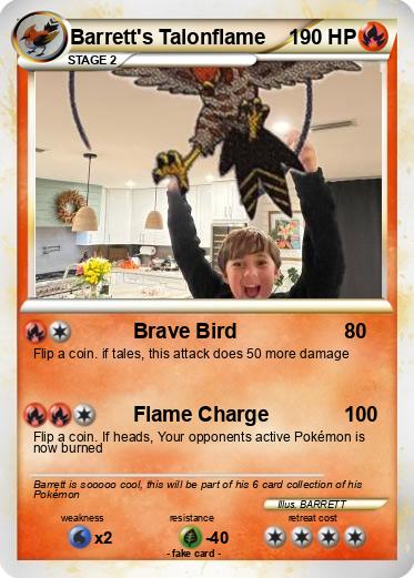 Pokemon Barrett's Talonflame