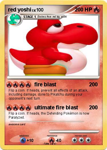 Pokemon red yoshi