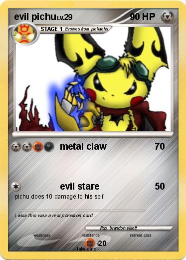 Pokemon evil pichu