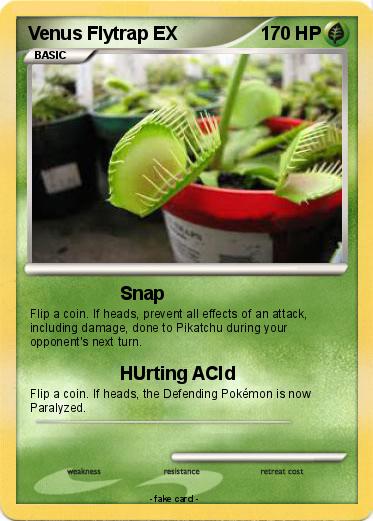 Pokemon Venus Flytrap EX