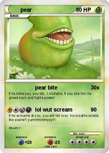 Pokemon pear