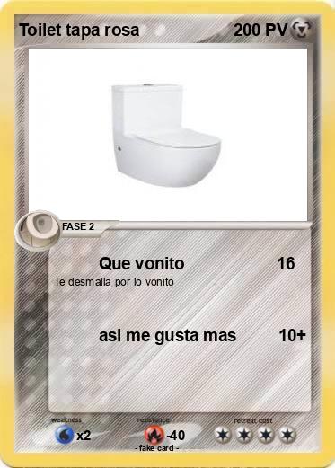 Pokemon Toilet tapa rosa