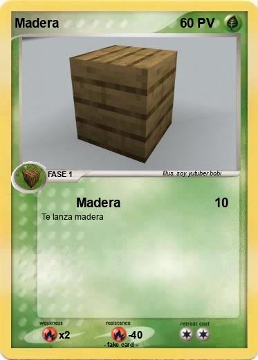 Pokemon Madera