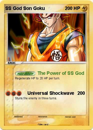 Pokemon SS God Son Goku