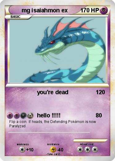 Pokemon mg isaiahmon ex