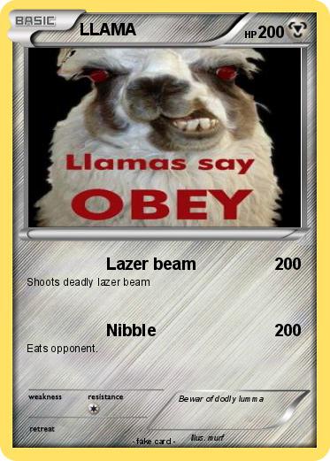 Pokemon LLAMA