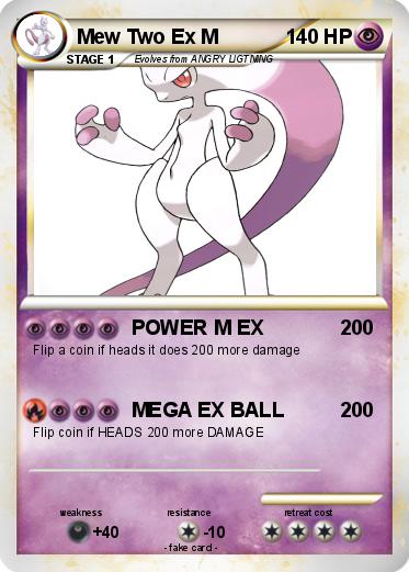 Pokemon Mew Two Ex M