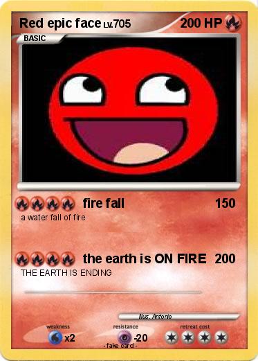 Pokemon Red epic face