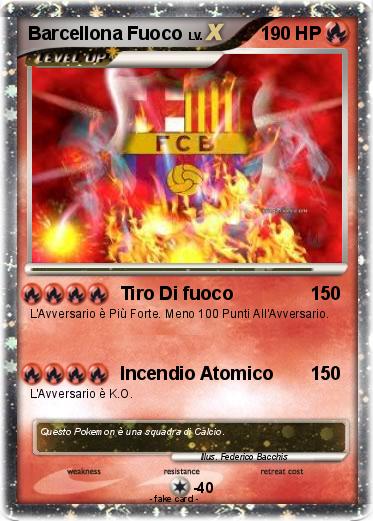 Pokemon Barcellona Fuoco