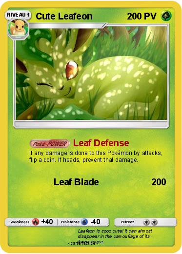 Pokemon Cute Leafeon