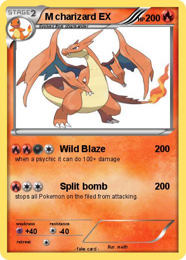 Pokemon M charizard EX