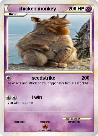 Pokemon chicken monkey