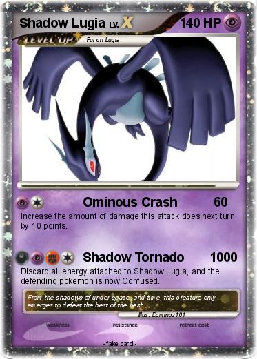 Pokemon Shadow Lugia