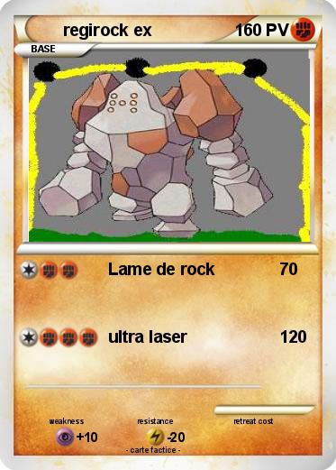 Pokemon regirock ex