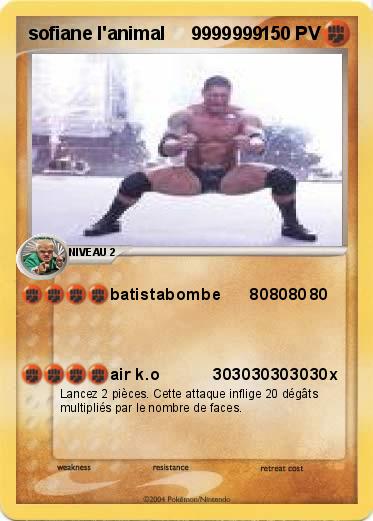 Pokemon sofiane l'animal     9999999