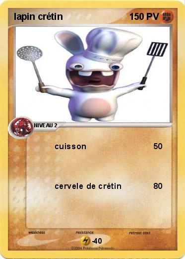 Pokemon lapin crétin