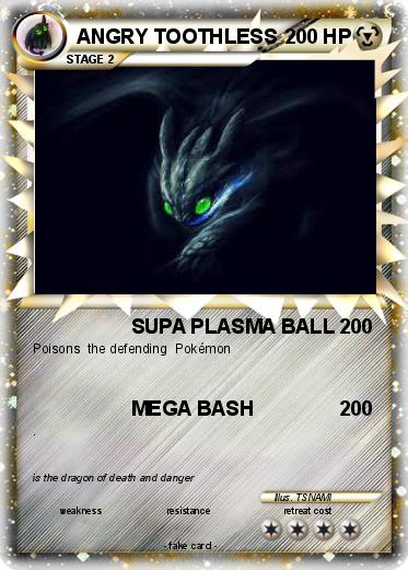 Pokemon ANGRY TOOTHLESS