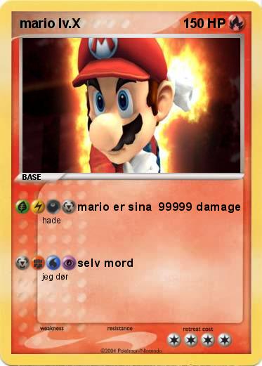 Pokemon mario lv.X                           