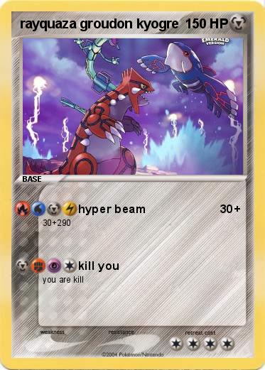 Pokemon rayquaza groudon kyogre