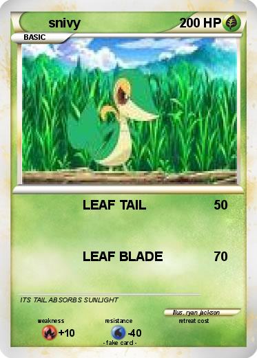 Pokemon snivy