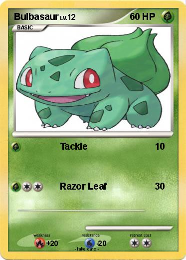 Pokemon Bulbasaur