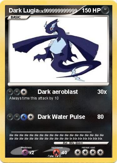 Pokemon Dark Lugia
