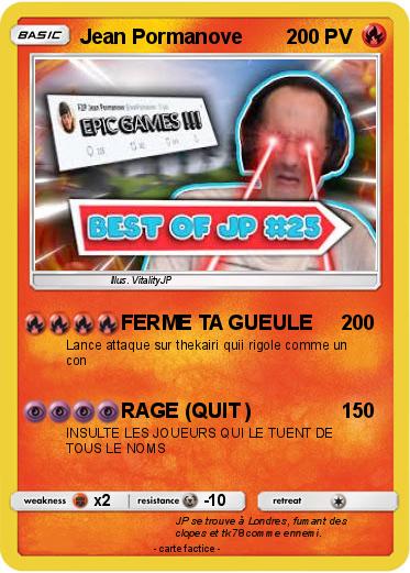 Pokemon Jean Pormanove