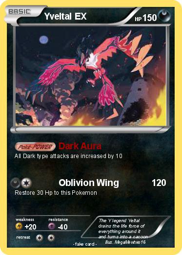 Pokemon Yveltal EX