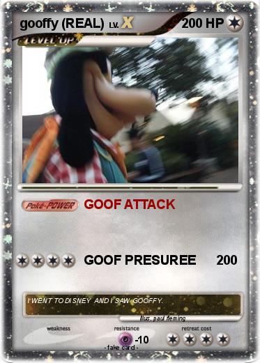 Pokemon gooffy (REAL)