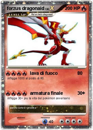 Pokemon forzus dragonaid