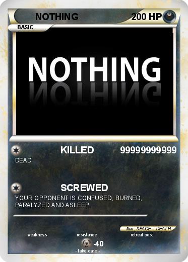 Pokemon NOTHING