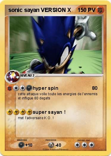 Pokemon sonic sayan VERSION X