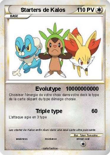 Pokemon Starters de Kalos
