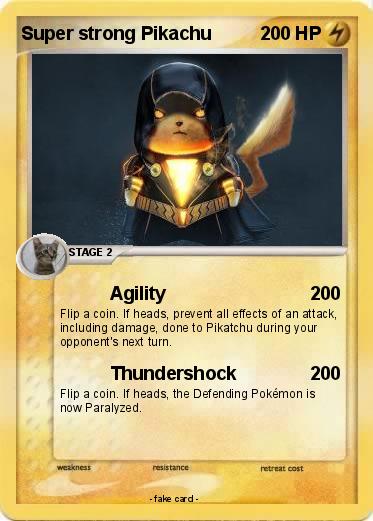 Pokemon Super strong Pikachu